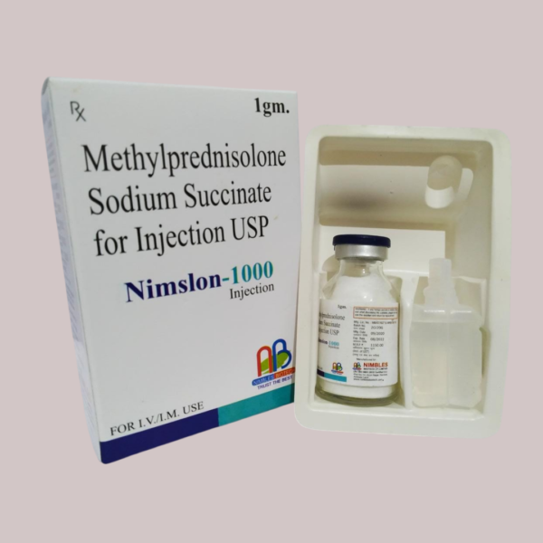 Methyl prednisolone succinate 1 gm